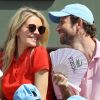 Carine Galli dans les tribunes des internationaux de tennis de Roland Garros à Paris, France, le 3 juin 2018. © Dominique Jacovides - Cyril Moreau/Bestimage