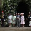 La duchesse Catherine de Cambridge lors du mariage du prince Harry et de la duchesse Meghan de Sussex (Meghan Markle) à Windsor le 19 mai 2018.