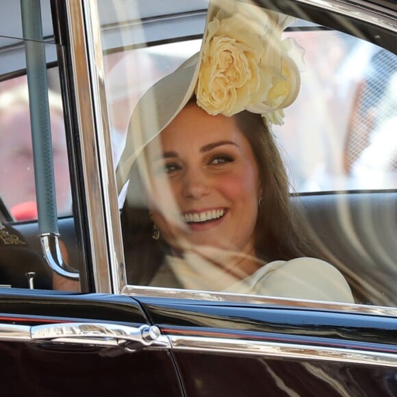 La duchesse Catherine de Cambridge lors du mariage du prince Harry et de la duchesse Meghan de Sussex (Meghan Markle) à Windsor le 19 mai 2018.