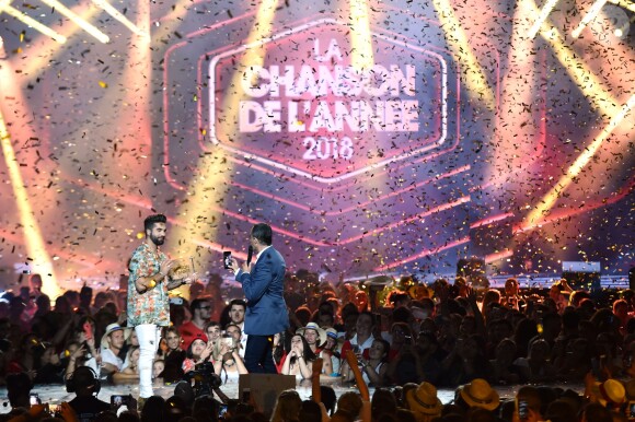 Exclusif - Kendji Girac - Kendji Girac, vainqueur du titre "La chanson de l'année 2018", émission enregistrée dans les arènes de Nîmes, diffusée en direct sur TF1 le 8 juin © Bruno Bebert / Bestimage