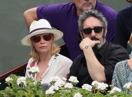 Emmanuelle Béart et son amoureux Frédéric: Duo imperturbable à Roland-Garros