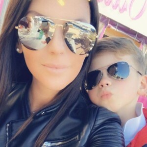 Amélie Neten et son fils Hugo - Instagram, avril 2018