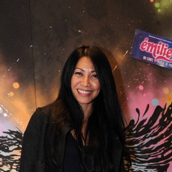 Anggun à la générale de la comédie musicale "Emilie Jolie" au théâtre Comédia à Paris le 27 octobre 2017. © Patrick Carpentier / Bestimage