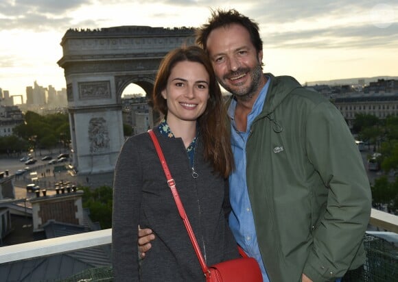 Exclusif - Jean-Charles Chagachbanian et sa compagne Juliette Chêne (Demain nous appartient, Plus belle la vie) - Rencontres à la terrasse Publicis lors du 7ème Champs Elysées Film Festival (CEFF) à Paris le 13 juin 2018. © Veeren-CVS/Bestimage