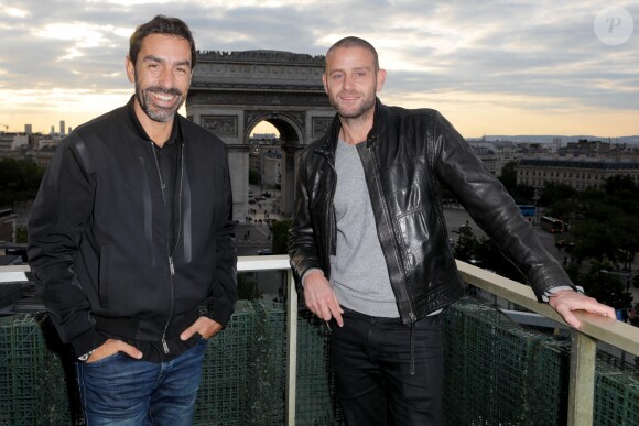 Exclusif - Robert Pirès, Guillaume Leroy - Rencontres à la terrasse Publicis lors du 7ème Champs Elysées Film Festival (CEFF) à Paris le 13 juin 2018. © Veeren-CVS/Bestimage