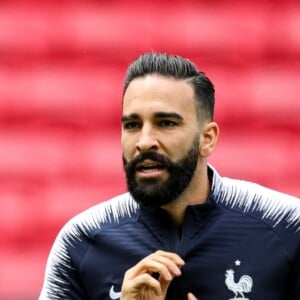 Benjamin Pavard et Adil Rami - L'équipe de France de football pendant un entraînement lors de la coupe du monde au stade Kazan Arena à Kazan, Russie, le 14 juin 2018.15/06/2018 - Kazan