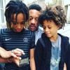 JoeyStarr avec ses fils Matisse et Kalil sur Instagram le 31 juillet 2017.