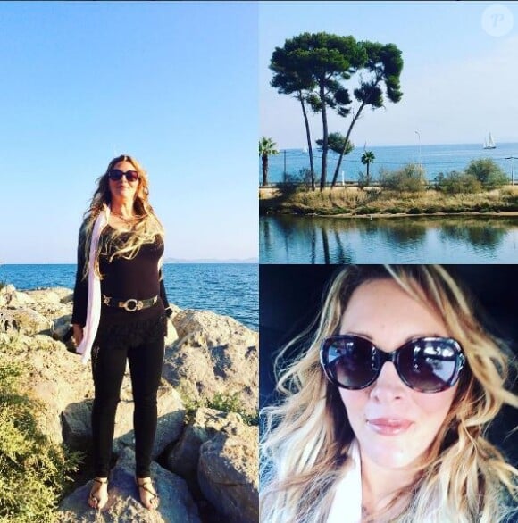 Loana amincie à la plage, 15 octobre 017, Instagram