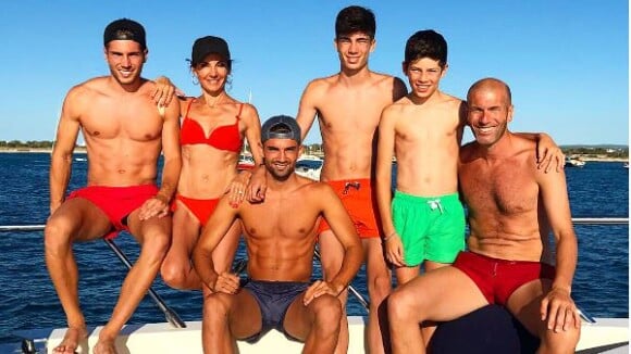 Zinédine Zidane : Ses quatre fils réunis pour des vacances à Ibiza