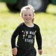 Mia Tindall, fille de Zara Phillips et Mike Tindall, lors du concours complet Whatley Manor International Horse trials à Gatcombe Park dans le Gloucestershire le 9 septembre 2017. Le 5 janvier 2018, un porte-parole a annoncé la grossesse de Zara Phillips, enceinte de son second enfant après avoir été victime en 2016 d'une fausse couche.