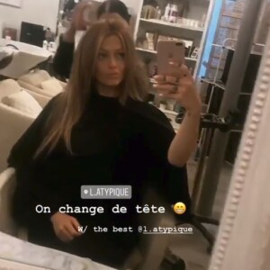 Caroline Receveur, enceinte de son petit Marlon, dévoile son changement capillaire inspiré de Gisèle Bündchen lundi 18 juin 2018 en story sur Instagram.