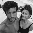 Caroline Receveur et son compagnon Hugo, en juillet 2017.