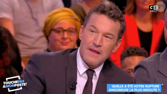 Benjamin Castaldi fait des révélations sur sa rupture avec Flavie Flament. Emission "Touche pas à mon poste" sur C8. Le 20 mars 2018.