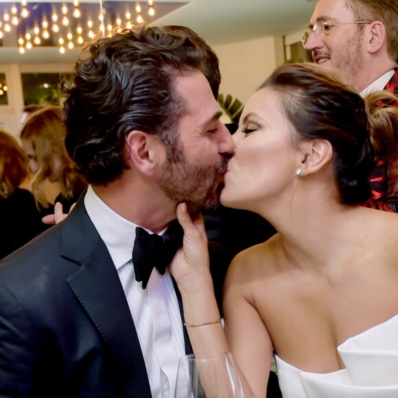 Exclusif - Eva Longoria et son mari Jose Baston - Dîner du Global Gift Gala pour la 4ème année consécutive à l'espace "Mouton Cadet Wine Bar" sur le toit du Palais des Festivals lors du 70ème Festival International du Film de Cannes le 19 mai 2017. © Giancarlo Gorassini/Bestimage