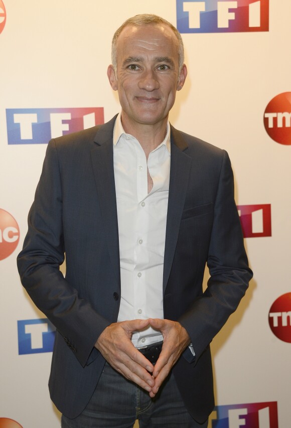 Gilles Bouleau - Conférence de presse de TF1 pour le lancement de l'Euro 2016 à Paris le 17 mai 2016. © Coadic Guirec/Bestimage