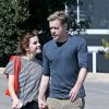 Exclusif - Emma Watson et Chord Overstreet se promènent à Los Angeles, le 8 mars 2018.
