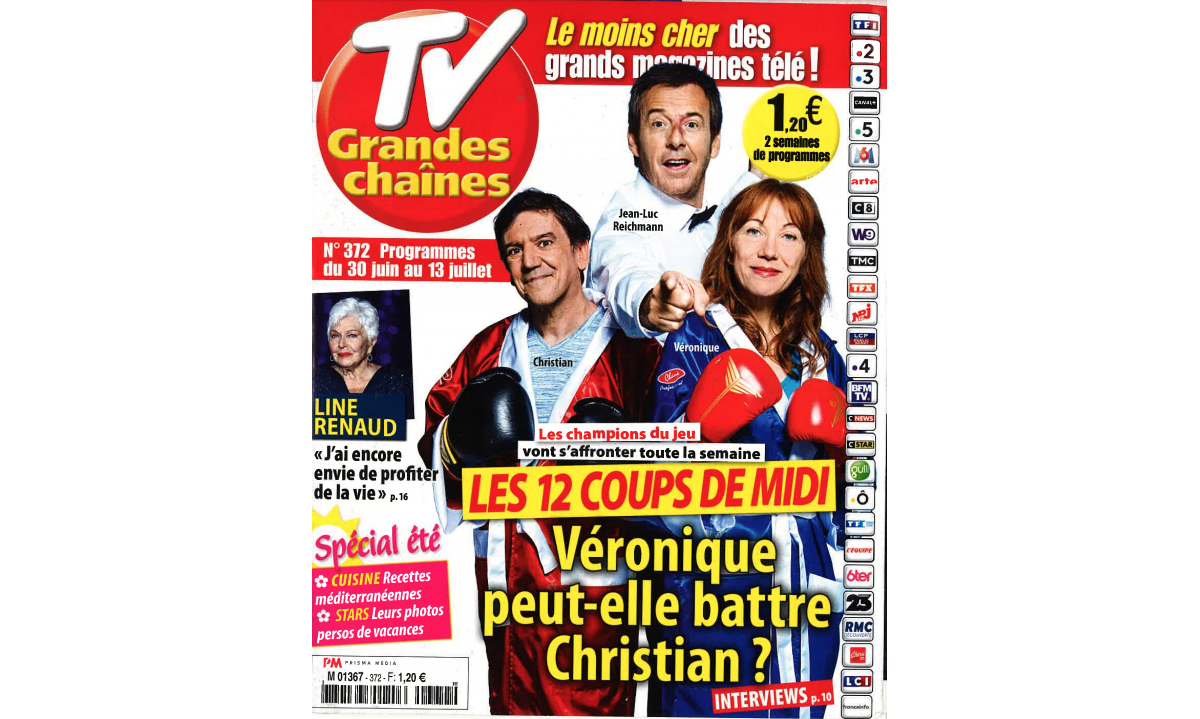 Photo : Couverture de TV Grandes Chaînes - Purepeople