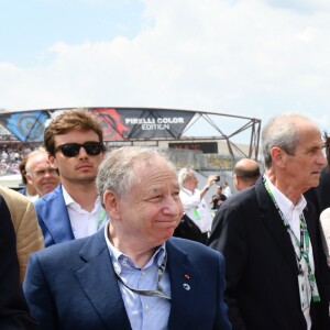 La princesse Charlène de Monaco et Jean Todt durant le Grand Prix de France au Castellet le 24 juin 2018. C. Estrosi, le maire de Nice et le vice-président du Conseil Regional de PACA, est à l'origine du retour du Grand Prix de France au Circuit Paul Ricard. C'est L. Hamilton qui a remporté le Grand Prix devant M. Verstappen, second, et K. Raikkonen troisième. © Bruno Bebert / Bestimage