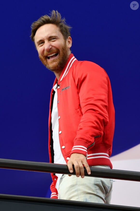 David Guetta lors de la remise de prix du Grand Prix de France de Formule 1 au Castellet le 24 juin 2018. © Bruno Bebert / Bestimage