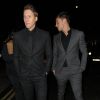 Tom Daley et son marit arrivent au diner pre-Baftas Weinstein Grey Goose & Burberry à Londres, le 10 février 2017