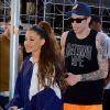 Ariana Grande et son compagnon Pete Davidson font du shopping dans les rues de New York, le 29 juin 2018