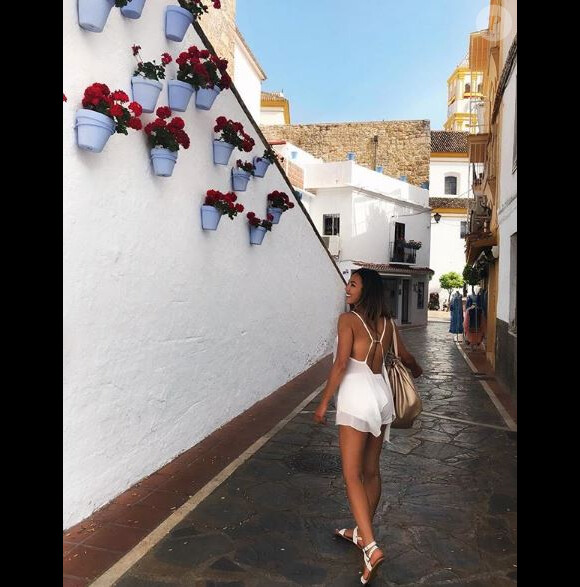 Yamina sur le tournage des "Vacances des Anges 3" - Instagram, juin 2018