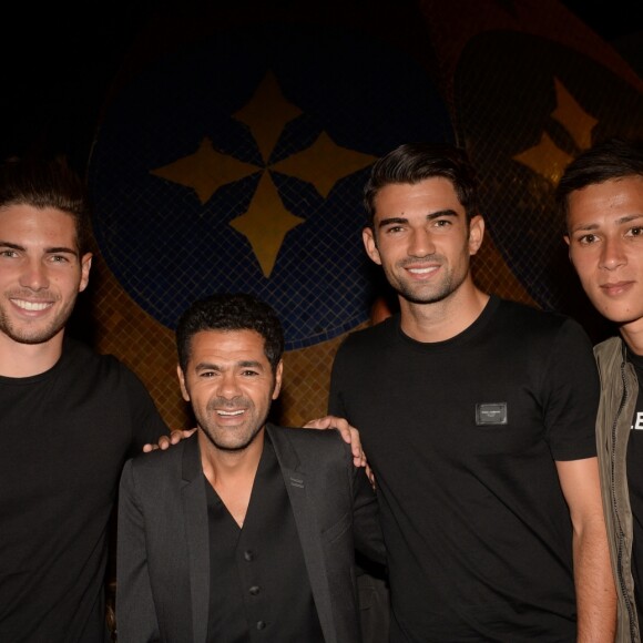 Exclusif - Jamel Debbouze, Luca et Enzo Zidane, Dris Zidane (neveu de Z. Zidane) - After show lors du festival "Marrakech du Rire 2018" à Marrakech au Maroc le 24 juin 2018. © Rachid Bellak/Bestimage24/06/2018 - Marrakech