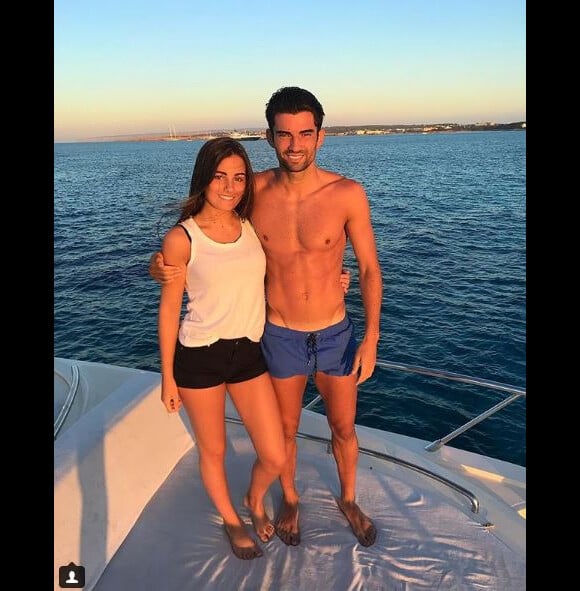 Enzo Zidane, le fils aîné de Zinédine Zidane, présente sa cousine Louna sur Instagram le 3 juillet 2018.