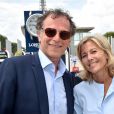 Charles Berling et Claire Chazal - Remise du Prix "Renault" lors du Longines Paris Eiffel Jumping au Champ de Mars à Paris. Le 4 juillet 2018 © Perusseau-Veeren / Bestimage