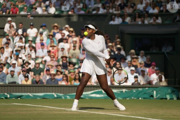 Serena Williams à Wimbledon. Le 6 juillet 2017.