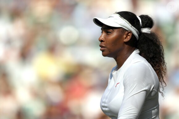 Serena Williams lors du cinquième jour du championnat de Wimbledon à Londres, le 6 juillet 2018. 06/07/2018 - Londres