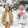 Justin Bieber et Hailey Baldwin, tout sourire, se promènent à New York, le 13 juin 2018.