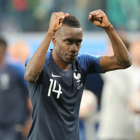 Blaise Matuidi - Joie de l'équipe de France après sa victoire en demi-finale de la coupe du monde contre la Belgique à Saint-Pétersbourg, Russie, le 10 juillet 2018. La France a gagné 1-0. © Cyril Moreau/Bestimage