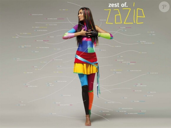 "Zest of" de Zazie, photographiée par Laurent Seroussi, 2007.