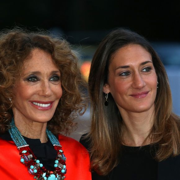 Marisa Berenson et sa fille Starlite Randall - Inauguration de la Fondation Louis Vuitton à Paris le 20 octobre 2014.