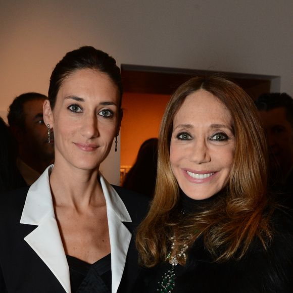 Marisa Berenson et sa fille Starlite Randall Berenson - Cocktail et diner Vionnet lors de la fashion week de Milan. Le 21 fevrier 2013.