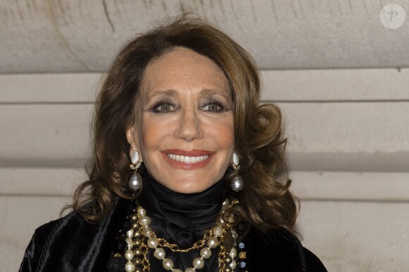 Marisa Berenson au défilé de mode Berluti Homme Automne-Hiver 2018 au Grand Palais à Paris, le 19 janvier 2018. © Pierre Perusseau/Bestimage