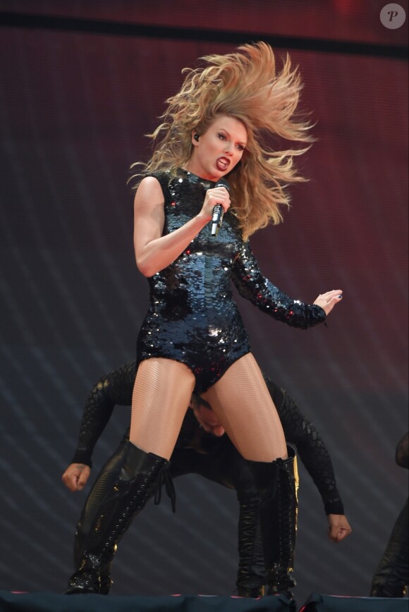 Taylor Swift en concert au Etihad Stadium à Manchester, le 8 juin 2018.