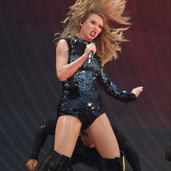 Taylor Swift en concert au Etihad Stadium à Manchester, le 8 juin 2018.