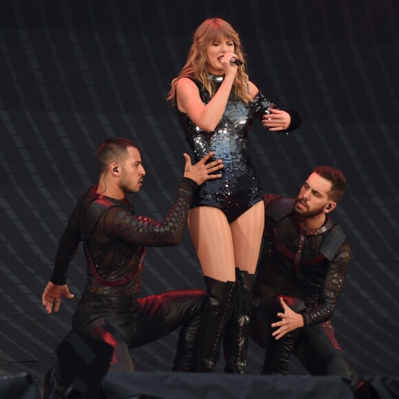 Taylor Swift en concert au Etihad Stadium à Manchester, le 8 juin 2018.