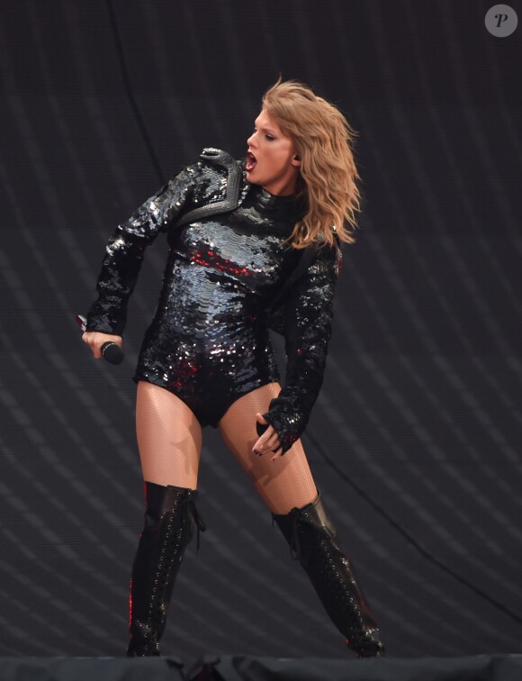 Taylor Swift en concert au Etihad Stadium à Manchester, le 8 juin 2018.