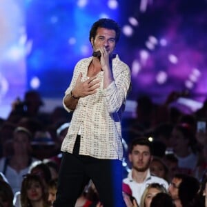 Exclusif - Amir Haddad - Enregistrement de l'émission "Le Bal du 14 Juillet" dans les Arènes de Nîmes, diffusée sur TF1. Le 7 juin 2018 © Bruno Bebert