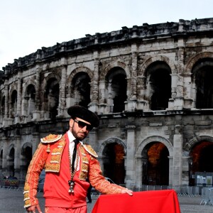 Exclusif - Michael Youn - Backstage de l'enregistrement de l'émission "Le Bal du 14 Juillet" dans les Arènes de Nîmes, diffusée sur TF1. Le 11 juin 2018 © Bruno Bebert