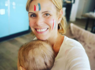 Laura Tenoudji : Supportrice fière des Bleus avec son adorable petite Bianca