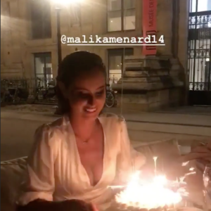 Malika Ménard fête ses 31 ans le 16 juillet 2018 à Paris.