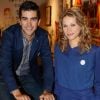 Exclusif - Tony Gallopin et sa femme Marion Rousse - Kettler Challenge au profit de l'association "L'étoile de Martin" à l'hôtel Molitor à Paris, le 1er décembre 2014.