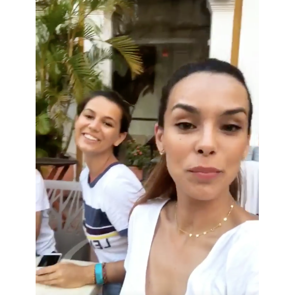 Marine Lorphelin et ses copines en Colombie fin juillet 2018.
