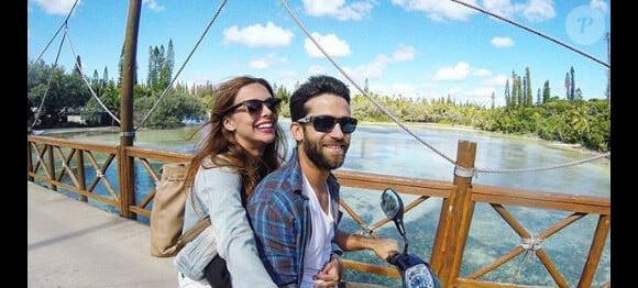 Marine Lorphelin en vacances à Nouméa avec son petit ami Christophe - Instagram, 15 juillet 2018