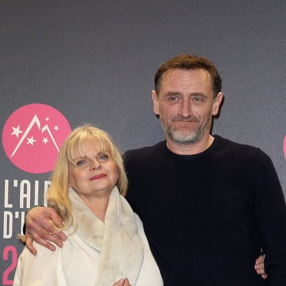 Isabelle Nanty, Jean-Paul Rouve lors de la présentation du film "Les Tuche 3 : Liberté, Égalité, FraterniTuche" de O.Baroux dans le cadre du 21ème Festival International du Film de Comédie de l'Alpe d'Huez le 19 janvier 2018. © Dominique Jacovides / Bestimage