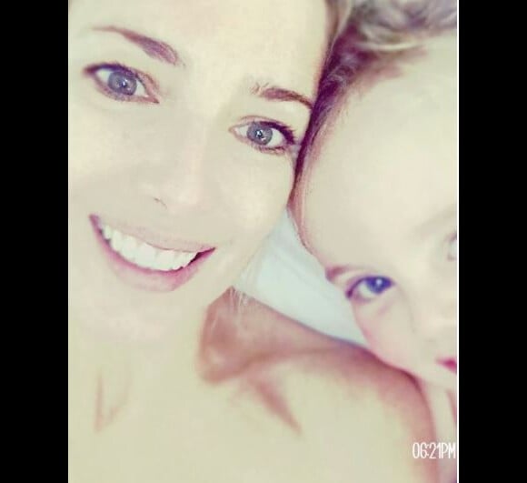 Sidonie Bonnec avec sa fille - Instagram, 4 novembre 2017